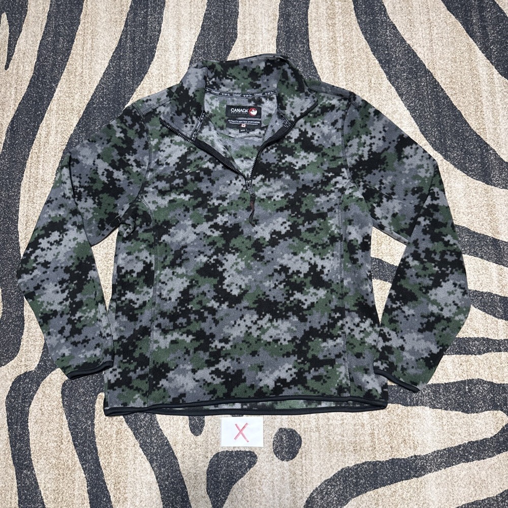 Canada Weather Gear Men's Blizzard Fleece Pullover Size Medium Style CW6873